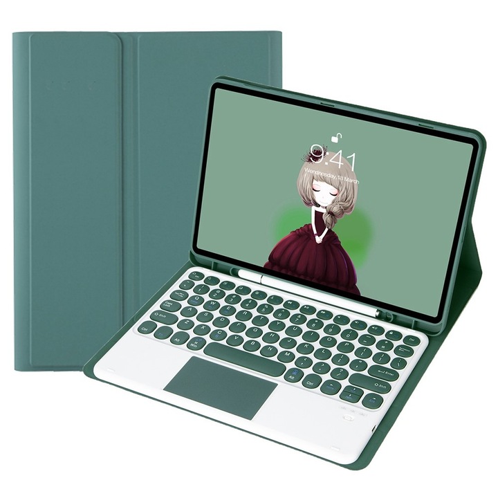 Husa tableta, XGSM, Compatibila cu Samsung Galaxy Tab S6 Lite 2020 P610/P615/S6 Lite 2022 10.4, Verde