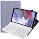 Husa tableta, XGSM, Compatibila cu Samsung Galaxy Tab A7 Lite 8.7 T220/225, Tastatura inclusa, Mov/Alb