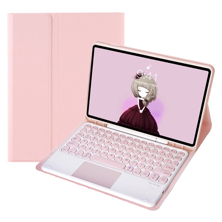 Husa pentru Samsung Galaxy Tab S6 Lite 2020 P610/P615/S6 Lite 2022 10.4, XGSM, Roz