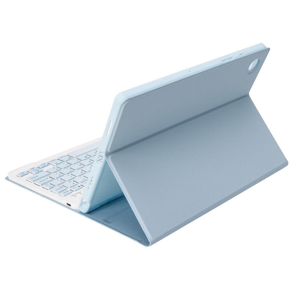Husa cu tastatura pentru Samsung Galaxy Tab S6 Lite P610/P615/S6 Lite 2022 10.4, XGSM, Albastru