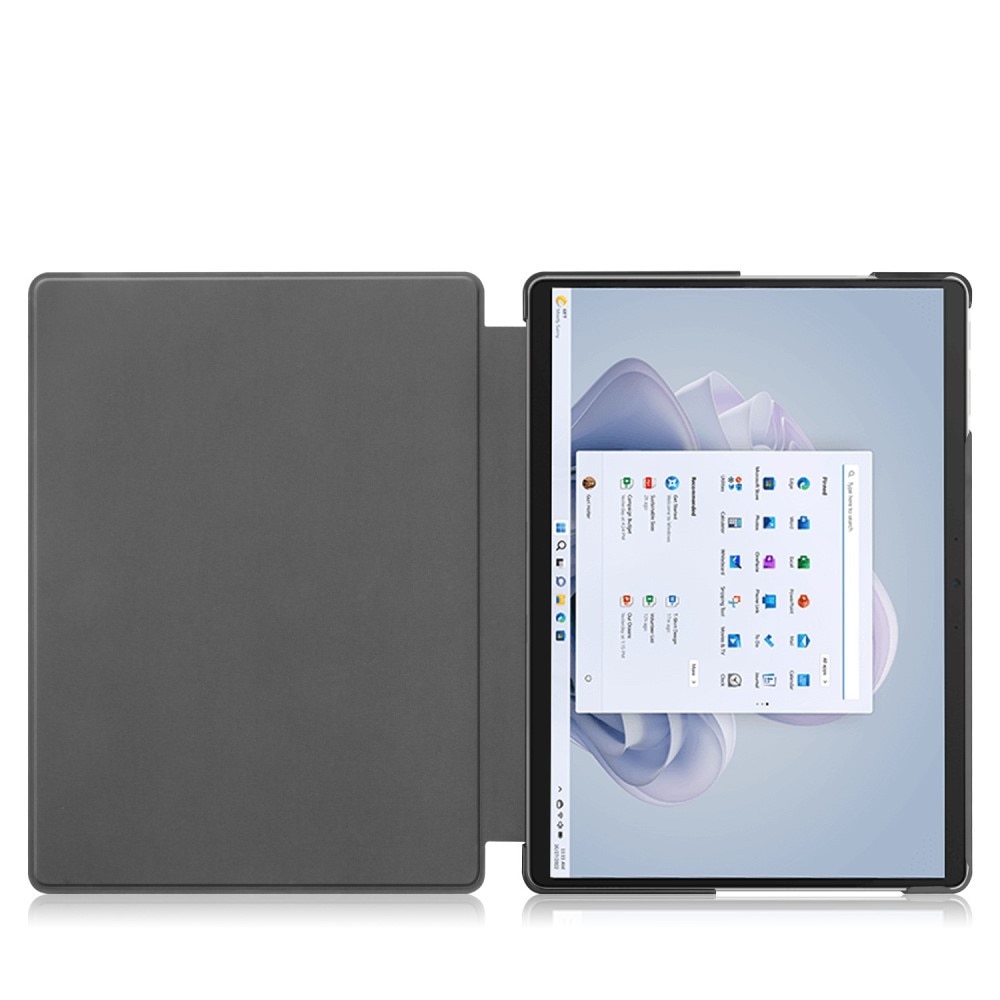 Husa tableta, XGSM, Compatibila cu Microsoft Surface Pro 9, piele ecologica/silicon, Negru