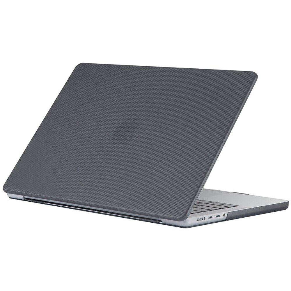 Husa pentru Macbook Pro 13 A1706/A1708/A1989/A2159/A2289/A2251/A2338, XGSM, Carbon, Negru