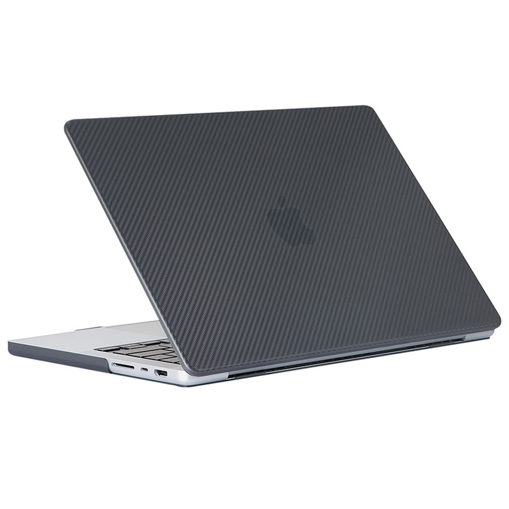 Husa pentru Macbook Pro 13 A1706/A1708/A1989/A2159/A2289/A2251/A2338, XGSM, Carbon, Negru