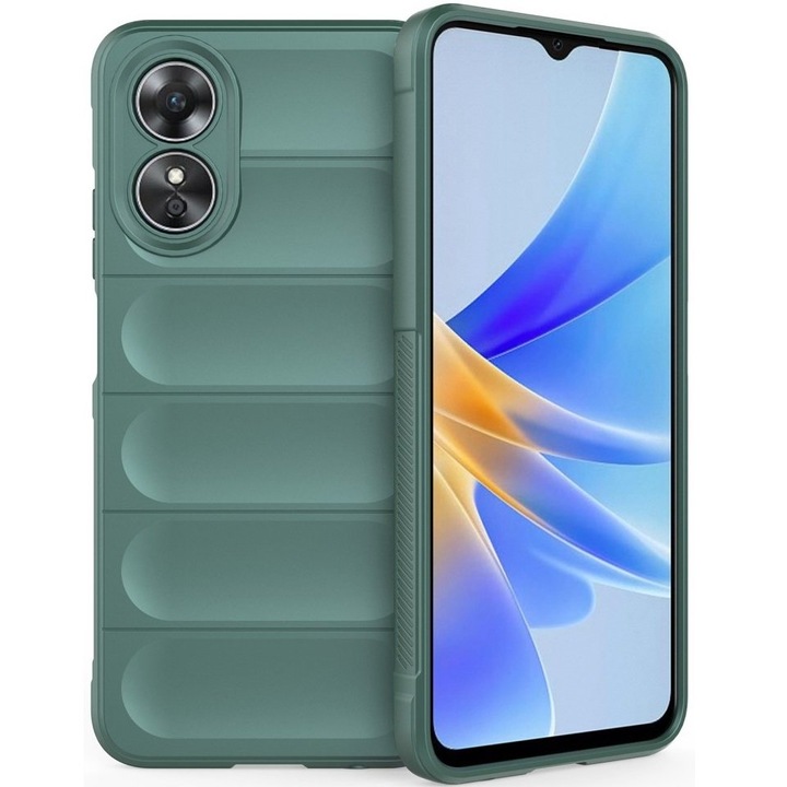 Husa telefon, XGSM, Compatibil Oppo A17, Verde