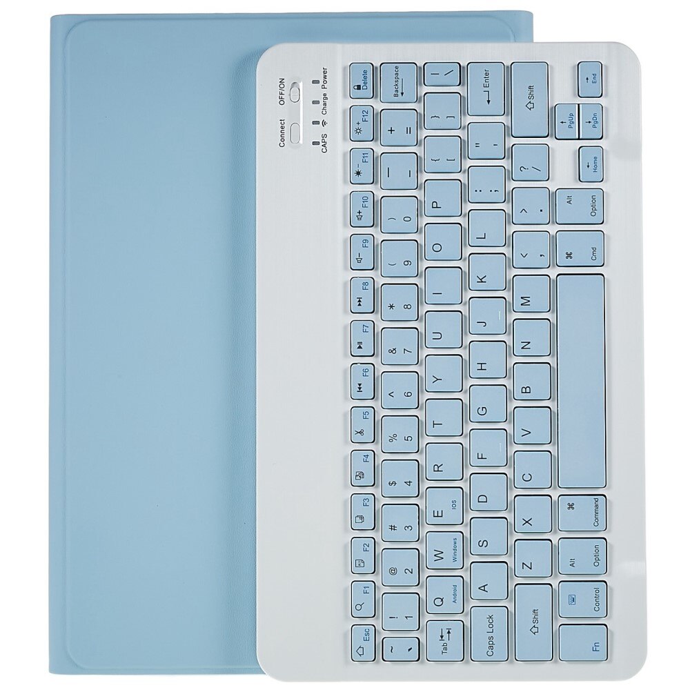 Husa tableta cu tastatura, XGSM, Pentru Samsung Galaxy Tab S7 T870/T875 / S8, Slot stilou, Albastru