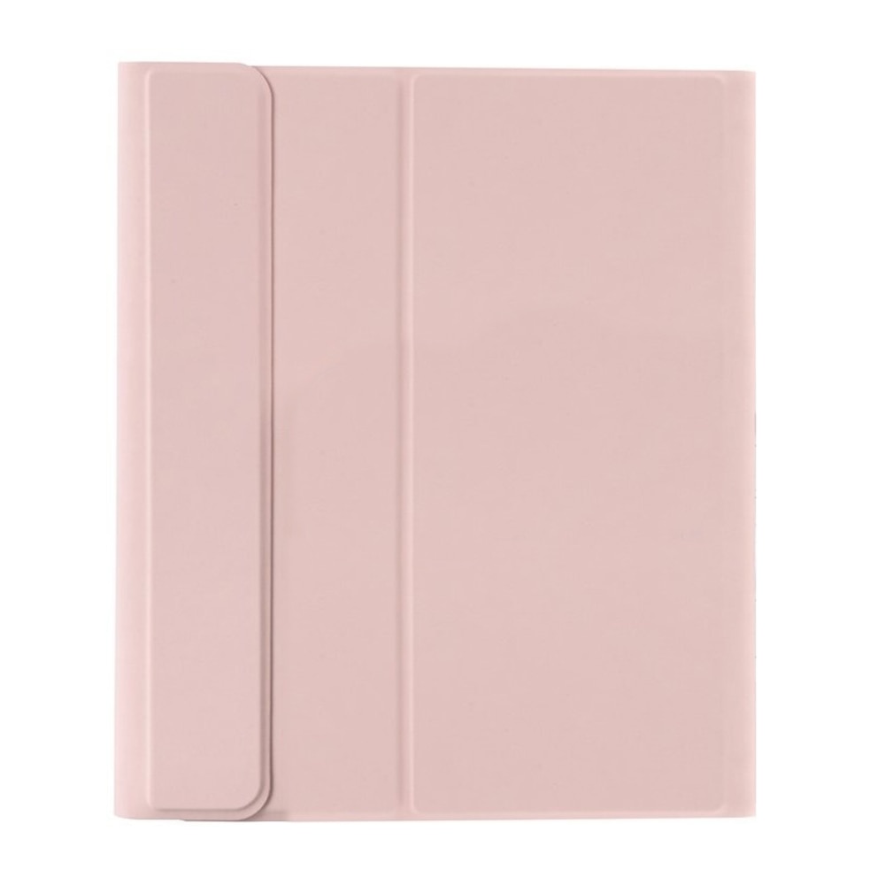 Husa tableta cu tastatura, XGSM, Pentru Lenovo Tab P11, Roz/Alb