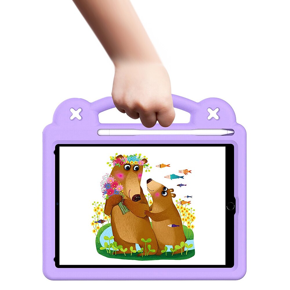Husa pentru copii pentru iPad 9.7 2017 / 2018, iPad Pro 9.7 2016, cu suport, XGSM, Violet
