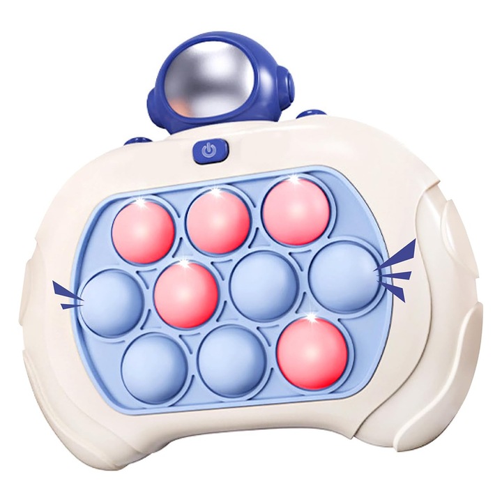 Jucarie Copii Pop It Game Electronic Premium SIKS, Interactiva, Cu Lumini Si Sunet, Antistres, Push Bubble, Pentru Adulti si Cop