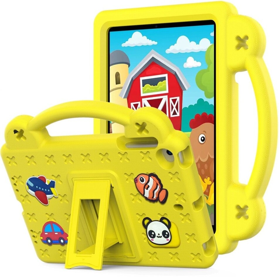 Husa de copii pentru iPad Mini 1/2/3/4/5, XGSM, Cu suport, EVA, Galben