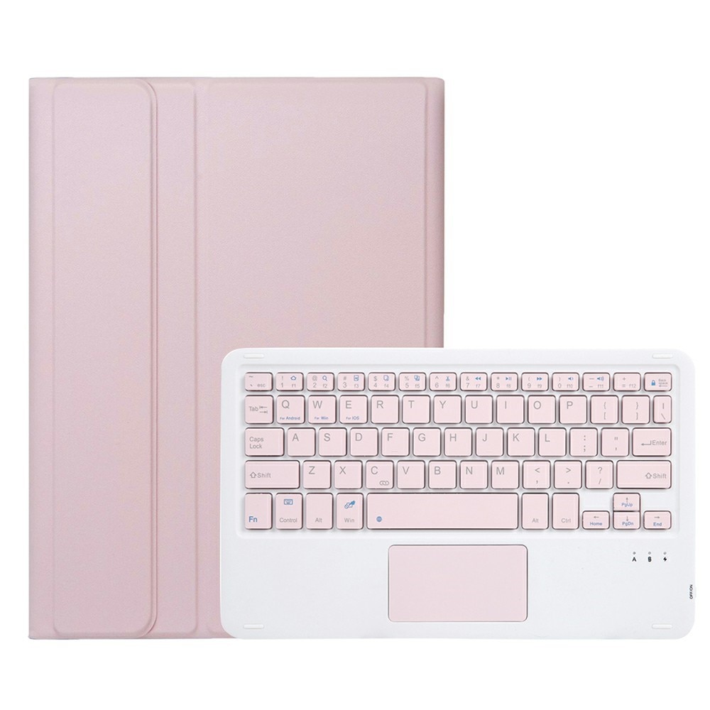 Carcasa cu tastatura pentru Lenovo Tab P11 Gen 2, XGSM, TouchPad cu slot pentru stilou, Auriu-Roz