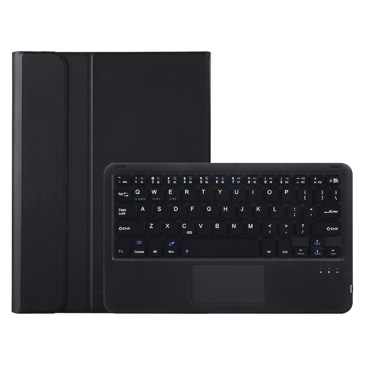 Husa cu tastatura pentru Lenovo Tab P11 Gen 2, XGSM, TouchPad cu slot pentru stilou, Negru