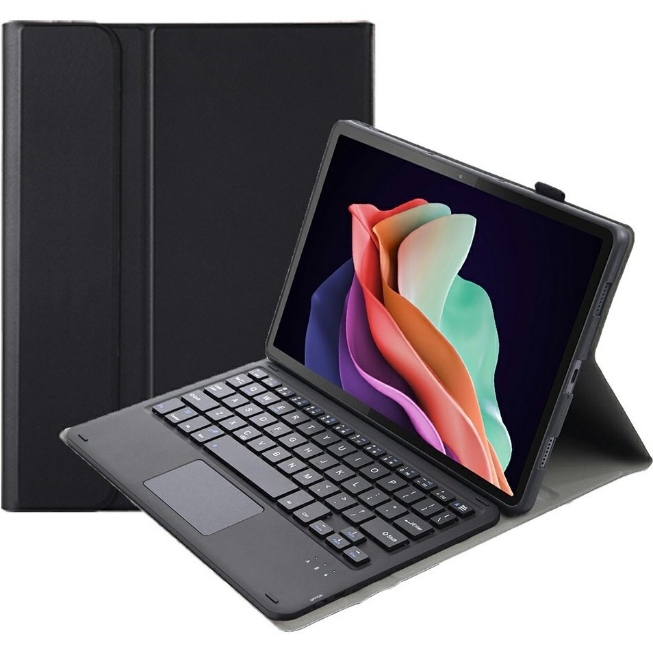 Husa cu tastatura pentru Lenovo Tab P11 Gen 2, XGSM, TouchPad cu slot pentru stilou, Negru