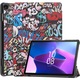 Husa pentru Lenovo Tab M10 Gen 3 TB-328FU / TB-328XU, Smartcase, graffiti, Multicolor