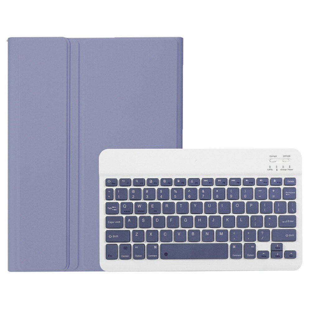 Husa cu tastatura pentru Lenovo Tab P11 Gen 2, XGSM, Compartiment stylus, Mov