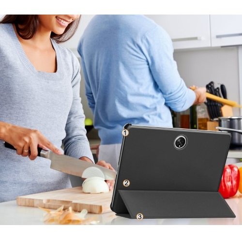 Husa compatibila cu OnePlus Pad, XGSM, Smartcase, Negru