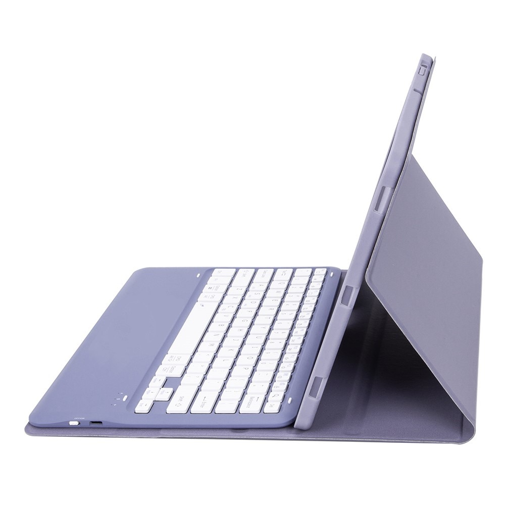 Husa cu tastatura tableta, XGSM, Sintetic, Pentru Samsung Galaxy Tab S9+, Mov