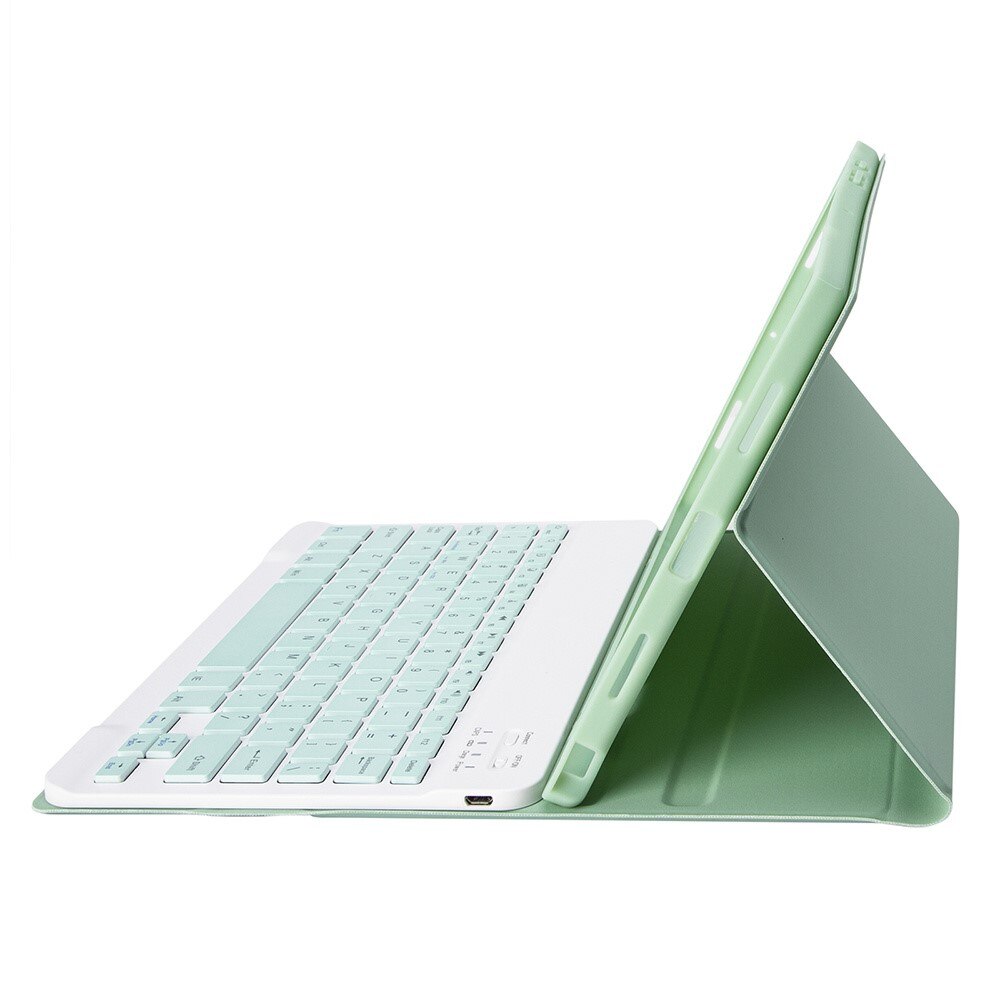 Husa cu tastatura, XGSM, Pentru Samsung Galaxy Tab S9, Verde