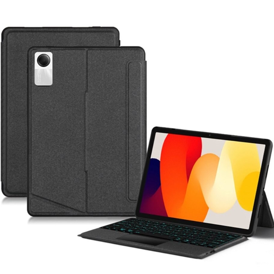 Husa tableta cu tastatura, XGSM, Compatibil cu Xiaomi Redmi Pad SE, Negru