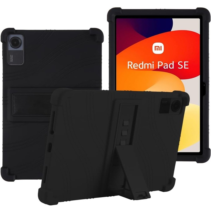 Husa protectie, XGSM, Compatibil Xiaomi Redmi Pad SE, Impact, Negru