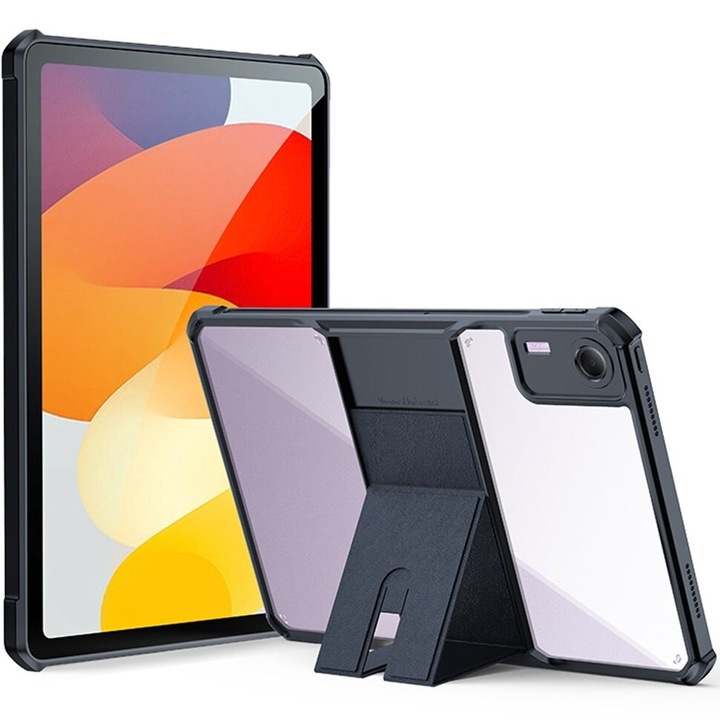 Husa protectie, XGSM, Compatibila cu Xiaomi Redmi Pad SE, Negru/Transparent