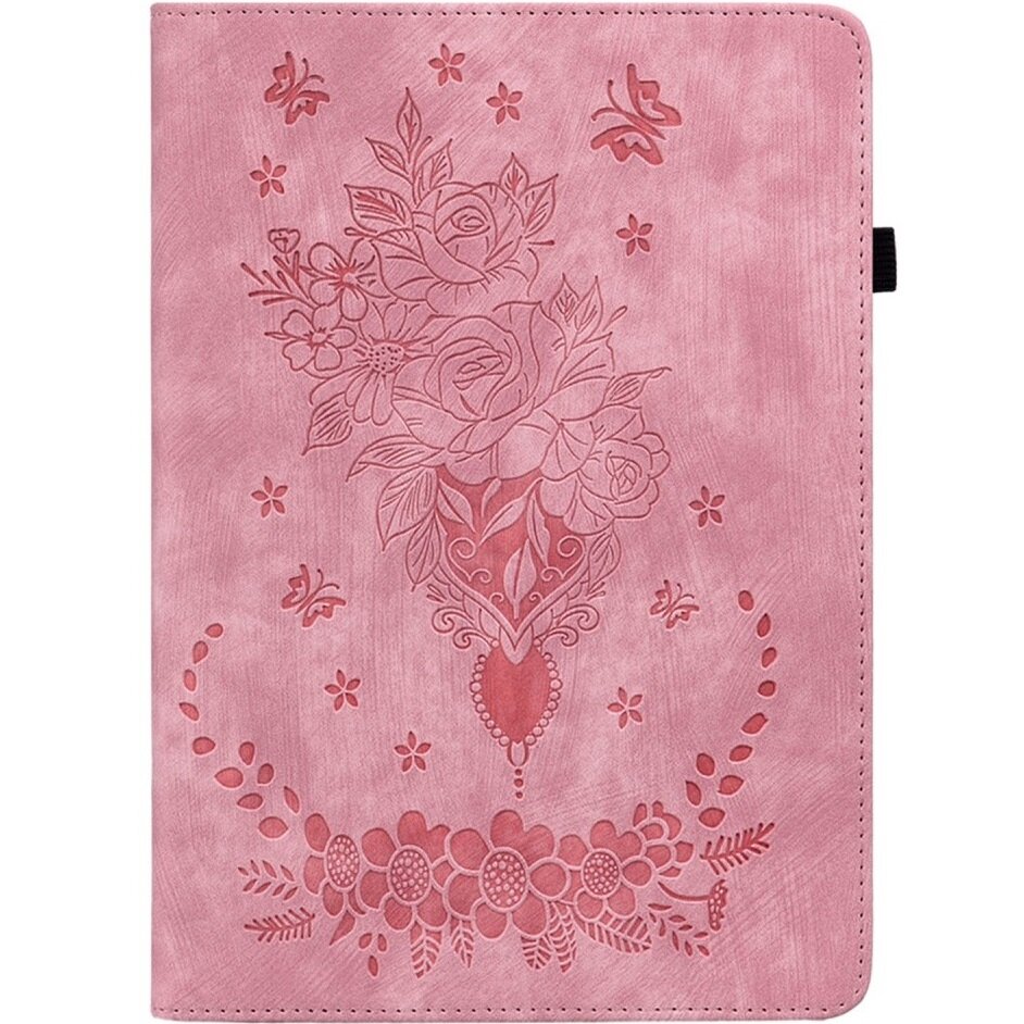 Husa protectie tableta, XGSM, Compatibil cu Lenovo Tab P12, Piele ecologica, Roz
