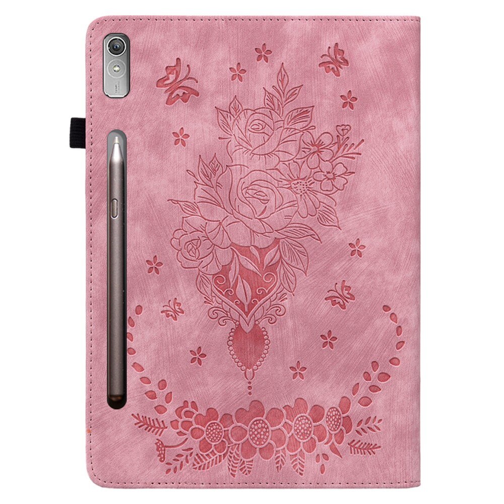 Husa protectie tableta, XGSM, Compatibil cu Lenovo Tab P12, Piele ecologica, Roz