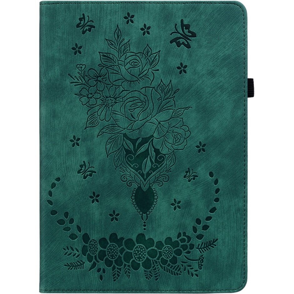 Husa protectie tableta, XGSM, Compatibila cu Lenovo Tab P12, Piele ecologica/Silicon, Verde