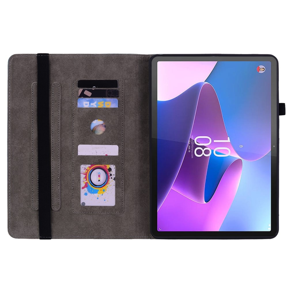 Husa protectie tableta, XGSM, Compatibil cu Lenovo Tab P12, Piele ecologica, Roz