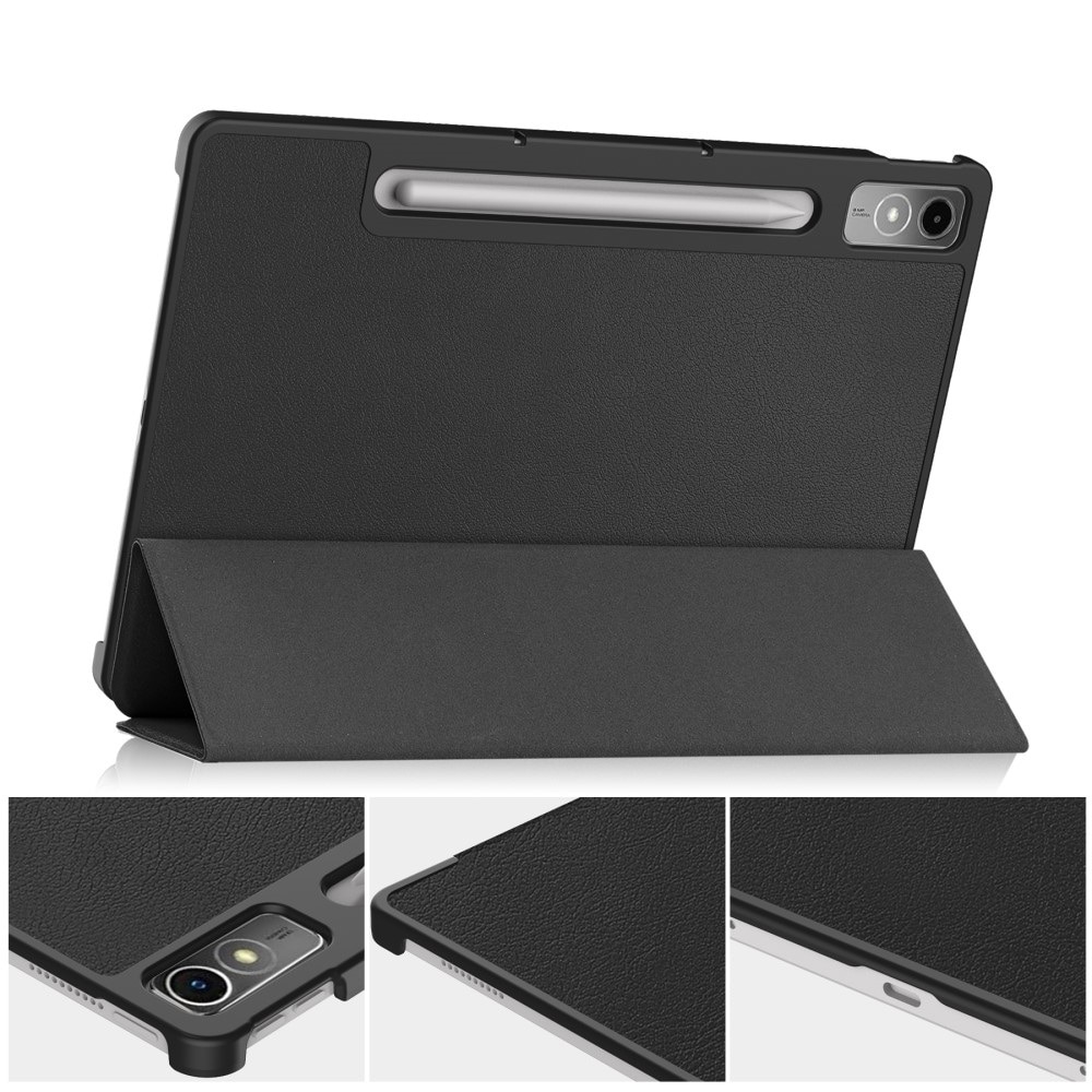 Husa tableta, XGSM, Compatibil cu Lenovo Tab P12, Slot stylus, Negru