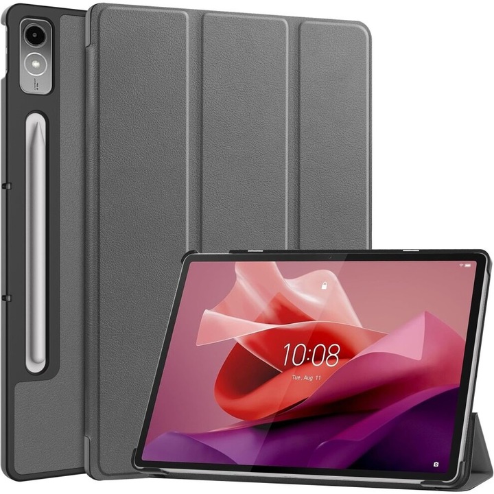 Калъф за таблет, XGSM, Съвместим с Lenovo Tab P12, Сив