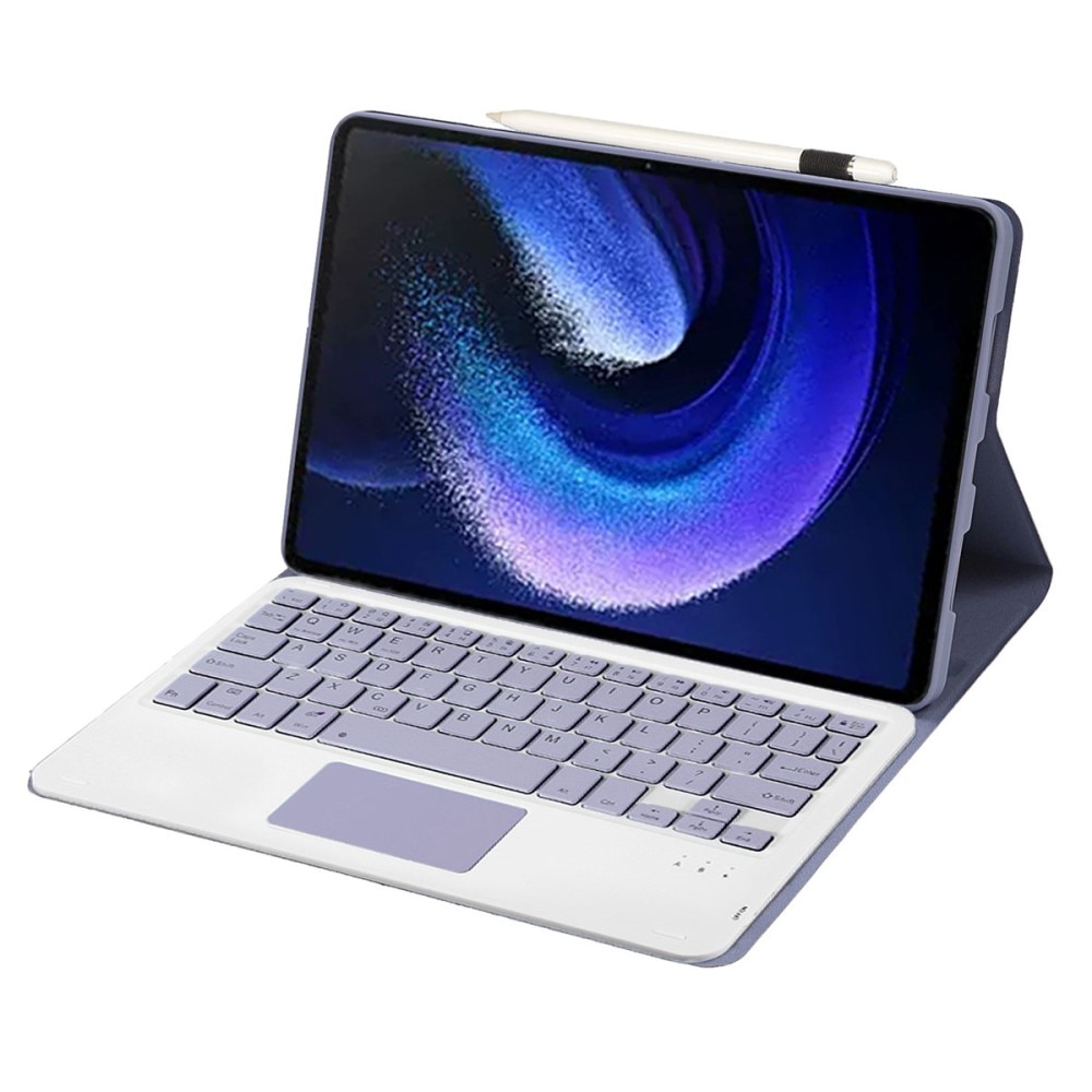 Husa tableta cu tastatura, XGSM, Compatibil cu Xiaomi Pad 6/6 Pro, Mov