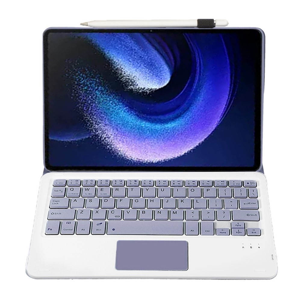 Husa tableta cu tastatura, XGSM, Compatibil cu Xiaomi Pad 6/6 Pro, Mov