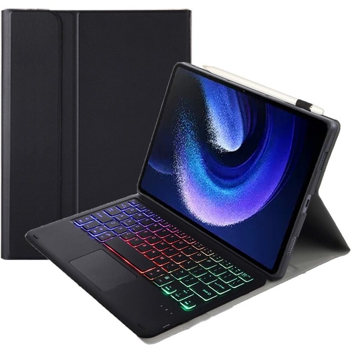 Husa compatibila cu Xiaomi Pad 6/6 Pro, XPSM, Piele, Negru