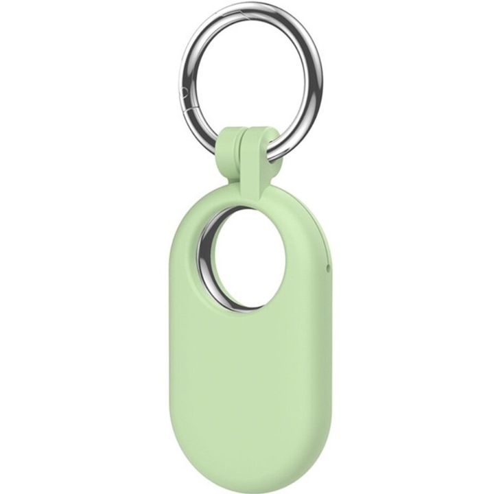 Husa cu breloc din silicon pentru Samsung Galaxy SmartTag2, XGSM, verde