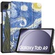 Husa pentru Samsung Galaxy Tab A9, XGSM, Model pictura, Multicolor