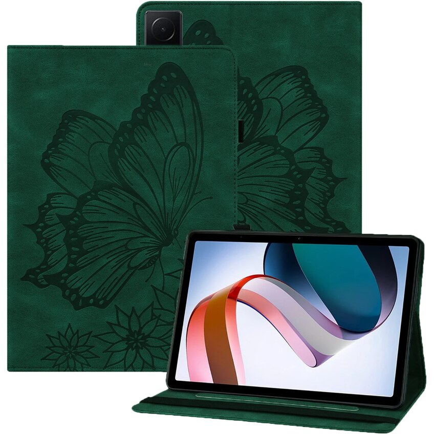Husa pentru Samsung Galaxy Tab S9 FE, XGSM, Cu suport pentru pix, Verde