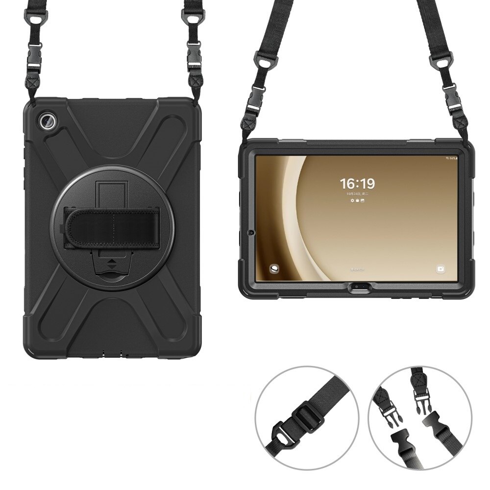 Husa pentru Samsung Galaxy Tab A9+ X210/X215/X216B, XGSM, Rotativa 360, Negru