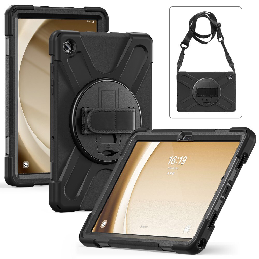 Husa pentru Samsung Galaxy Tab A9+ X210/X215/X216B, XGSM, Rotativa 360, Negru