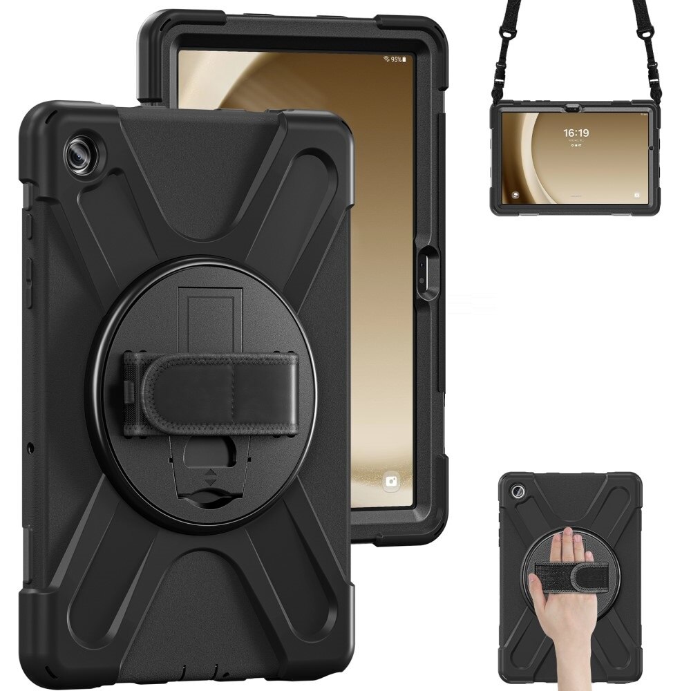 Husa pentru Samsung Galaxy Tab A9+ X210/X215/X216B, XGSM, Rotativa 360, Negru