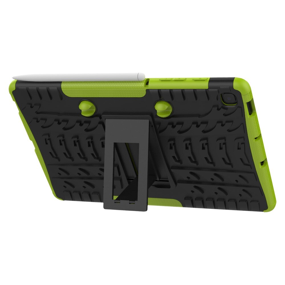 Husa de protectie blindata pentru Samsung Galaxy Tab S6 Lite, XGSM, Silicon, Verde/Negru