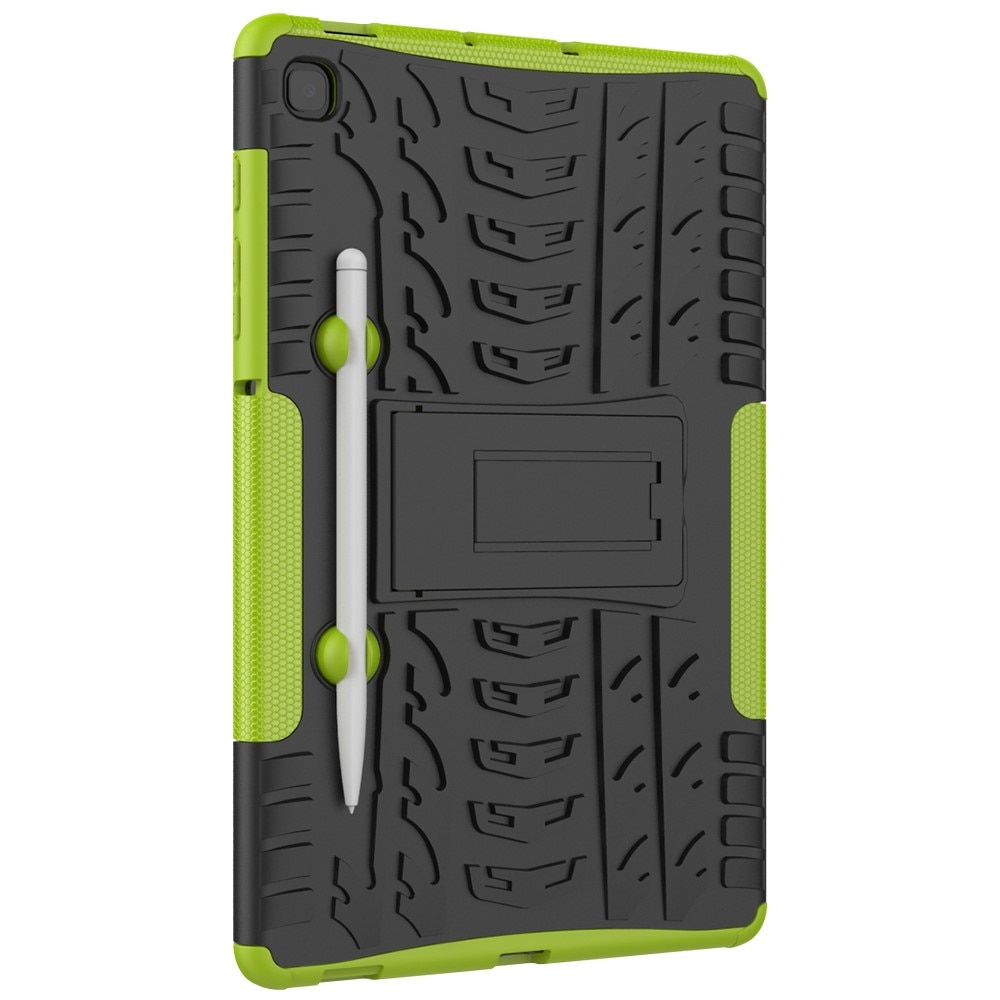 Husa de protectie blindata pentru Samsung Galaxy Tab S6 Lite, XGSM, Silicon, Verde/Negru