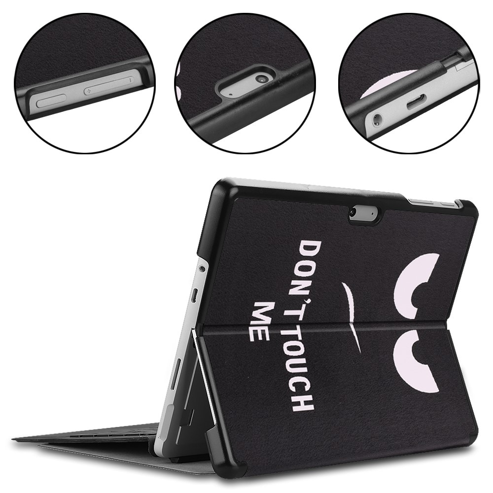 Husa XGSM pentru Microsoft Surface Go 3/Go 2/Go, smartcase, negru/negru
