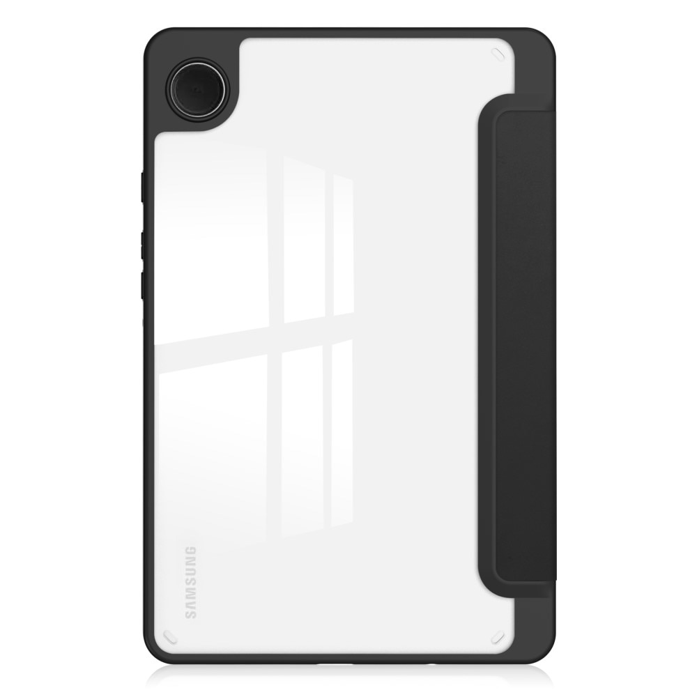 Husa compatibila cu Samsung Galaxy Tab A9, XGSM, Smartcase, Cu suport de pix, Negru