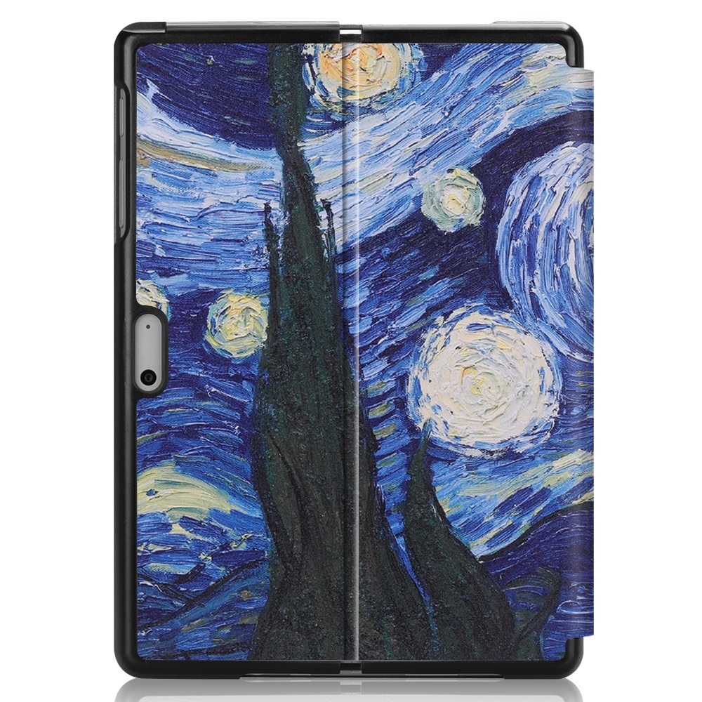 Husa pentru Microsoft Surface Go 3/Go 2/Go, XGSM, Smartcase, Model pictura, Multicolor