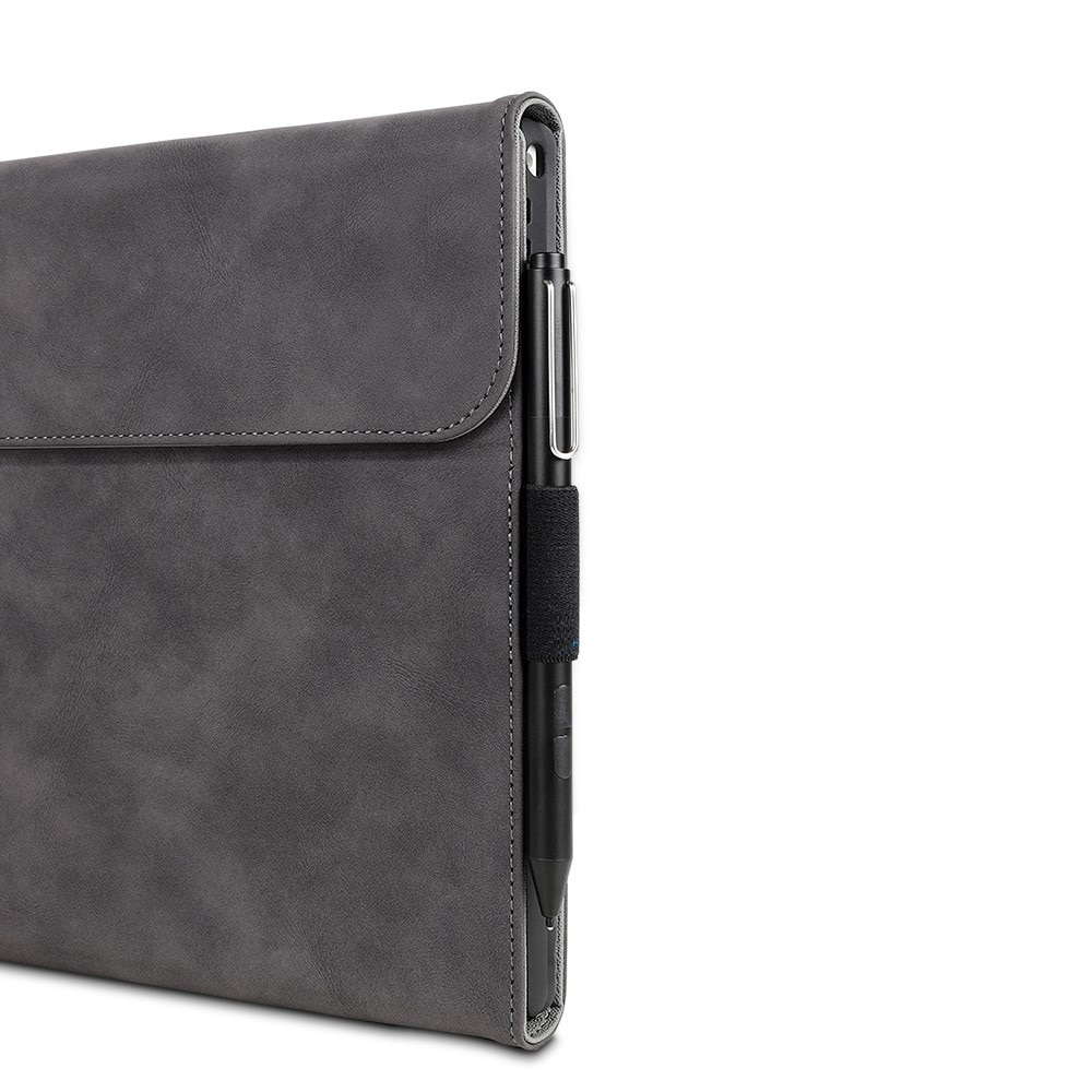 Husa pentru Microsoft Surface Pro 9, XGSM, Suport pentru pix, Gri
