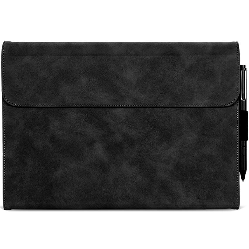 Husa pentru Microsoft Surface Go 3/Go 2/Go, XGSM, Cu suport de pix, Negru
