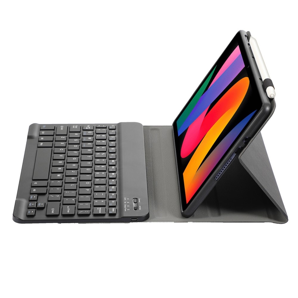 Husa cu tastatura bluetooth compatibila cu Xiaomi Redmi Pad SE, XGSM, Negru