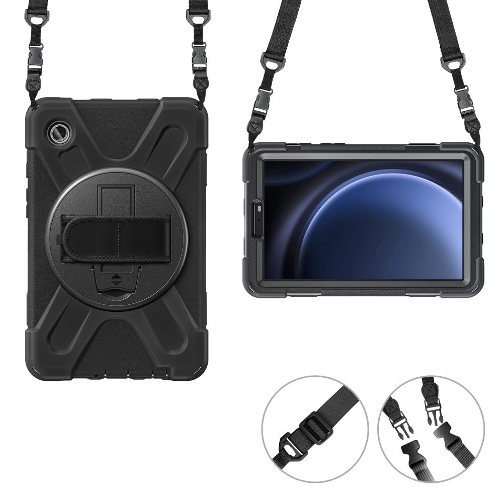 Husa blindata pentru Samsung Galaxy Tab A9 X110/X115, XGSM, Negru