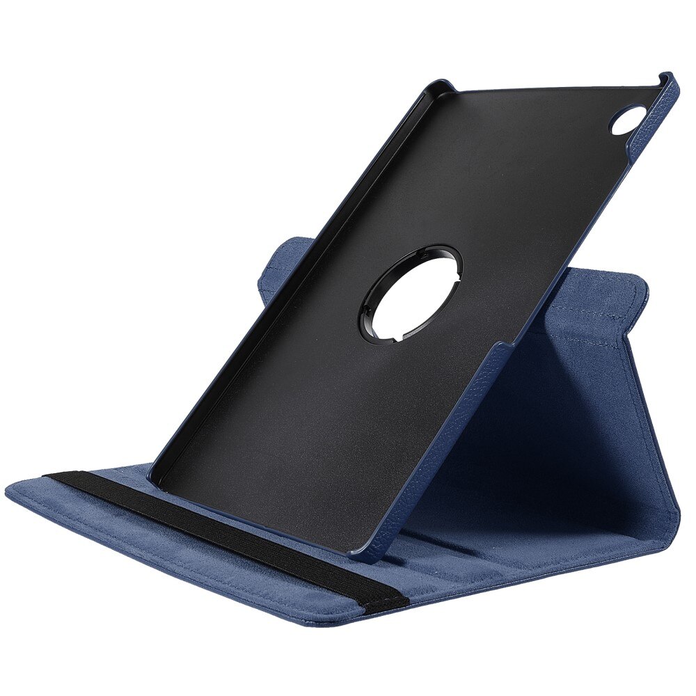 Husa pentru Samsung Galaxy Tab A9+, XGSM, Rotatie 360, Albastru inchis