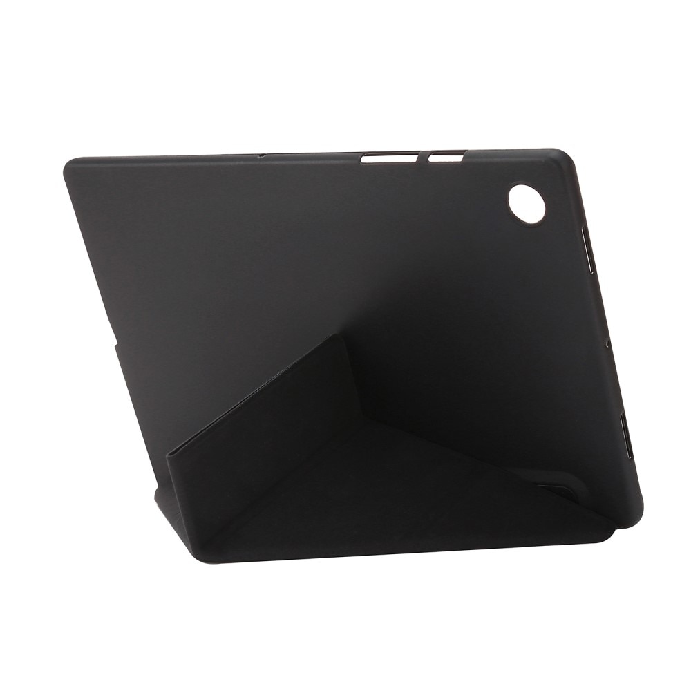 Husa de protectie pentru Samsung Galaxy Tab A9+, XGSM, Piele ecologica, Negru